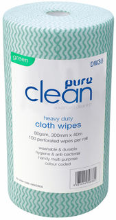 Cleaning Wipes Antibacterial Green - PureEn