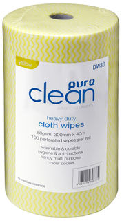 Cleaning Wipes Antibacterial Yellow - PureEn