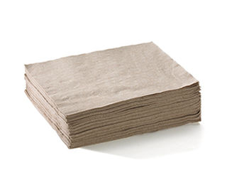 Lunch Napkin 2 Ply (1/4 Fold) Natural - BioNapkin