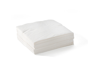 Cocktail Napkin 2 Ply White - BioNapkin