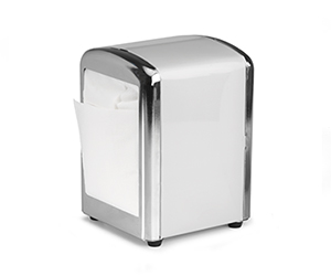 Napkin Dispenser (For Tall and Compact Napkins) Grey - BioDispenser